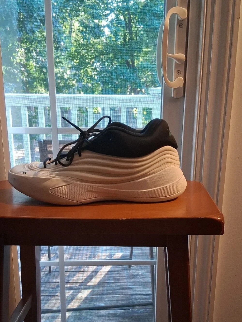 Adidas Dame X 'Stormtrooper' Black White Chunky Sneakers Size 11.5